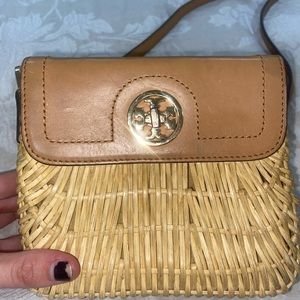 Tory Burch wicker cross body